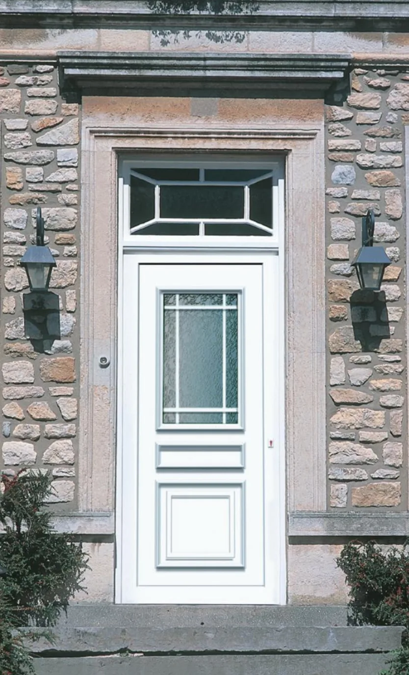 Porte d’entrée moderne avec hublots Frager
